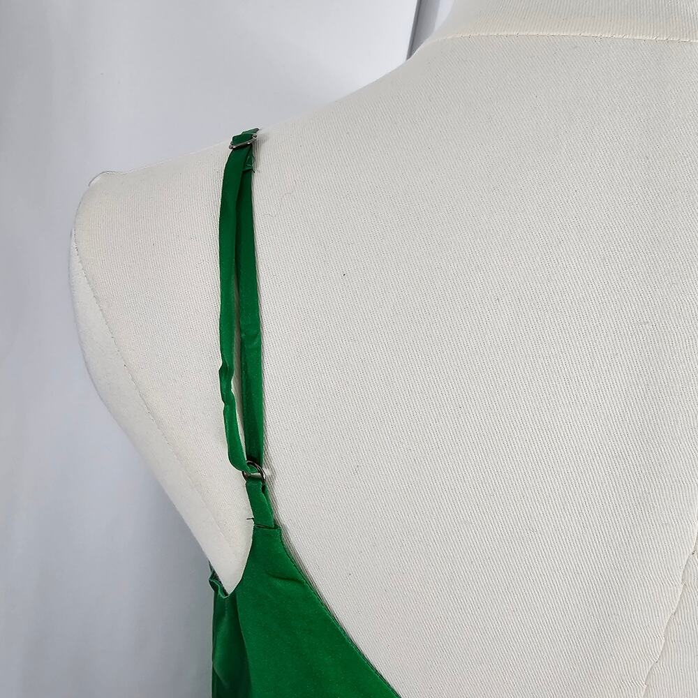 The Drop Ana Emerald Green Side Slit Midi Slip Dress Women's Size 2X NWT - Picture 9 of 15